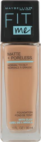 imageMaybelline Fit Me Matte Poreless Liquid OilFree Foundation Makeup Ivory 1 Count Packaging May Vary122 CREAMY BEIGE