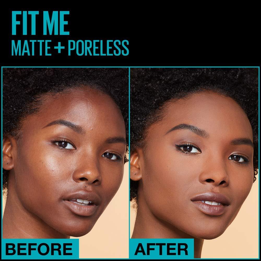 imageMaybelline Fit Me Matte Poreless Liquid OilFree Foundation Makeup Ivory 1 Count Packaging May Vary340 CAPPUCCINO