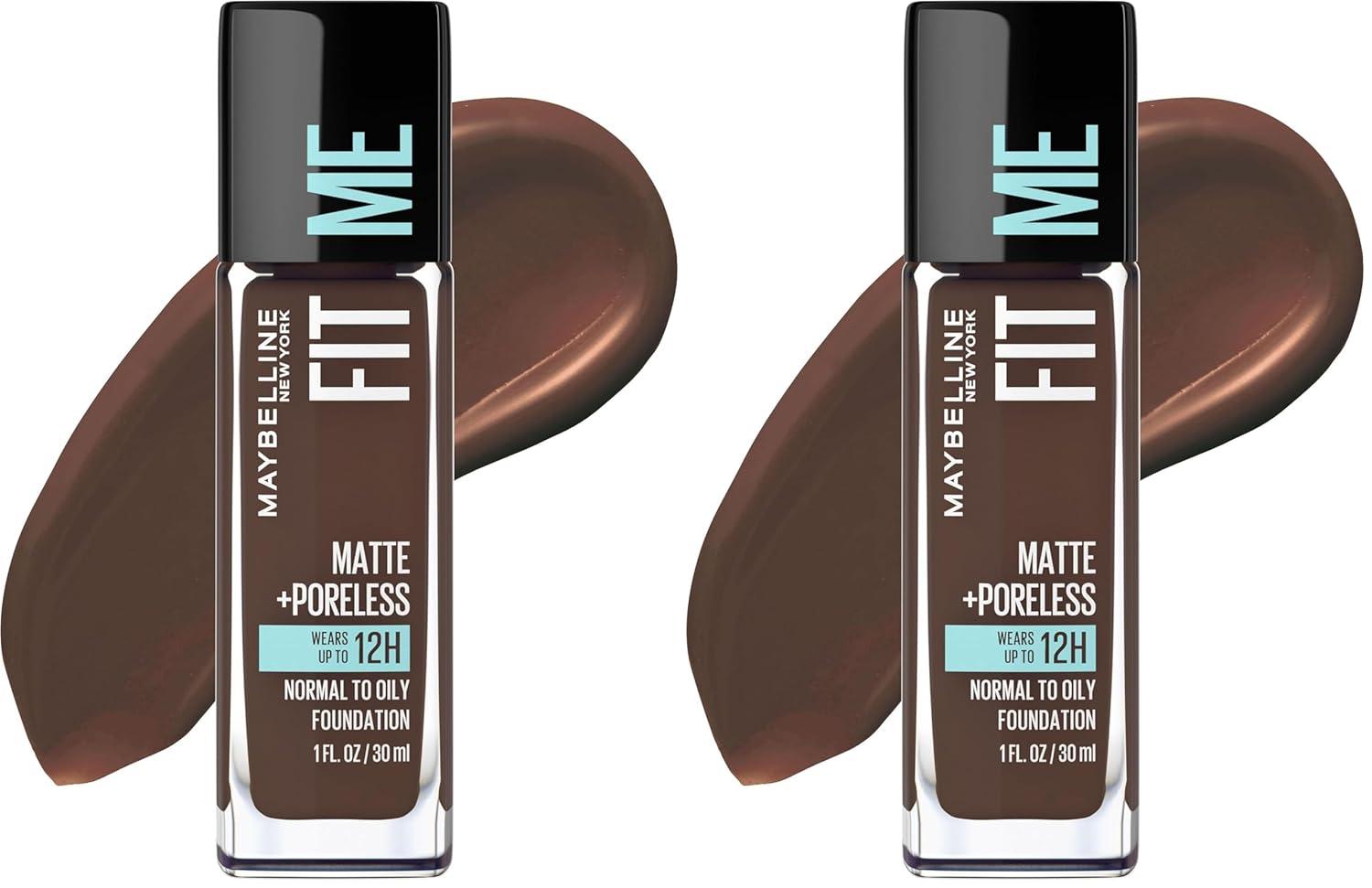 imageMaybelline Fit Me Matte Poreless Liquid OilFree Foundation Makeup Ivory 1 Count Packaging May Vary380 ESPRESSO