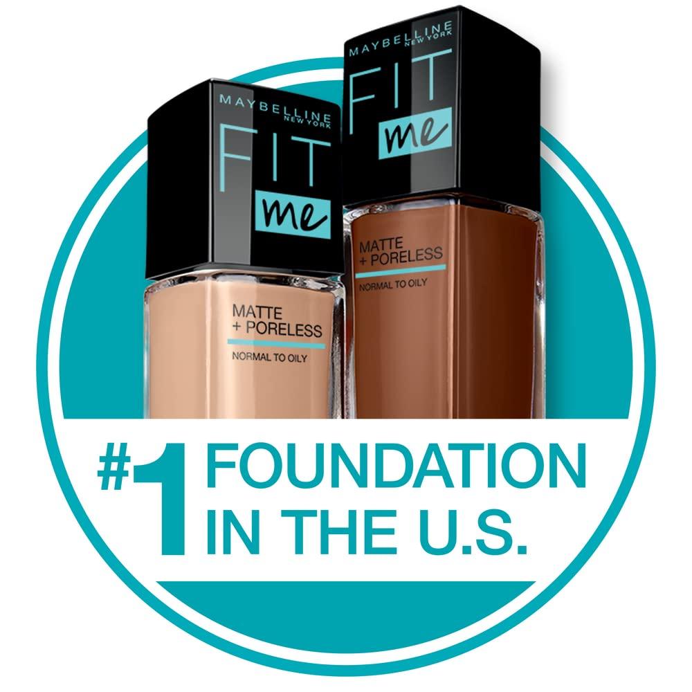 imageMaybelline Fit Me Matte Poreless Liquid OilFree Foundation Makeup Ivory 1 Count Packaging May Vary380 ESPRESSO