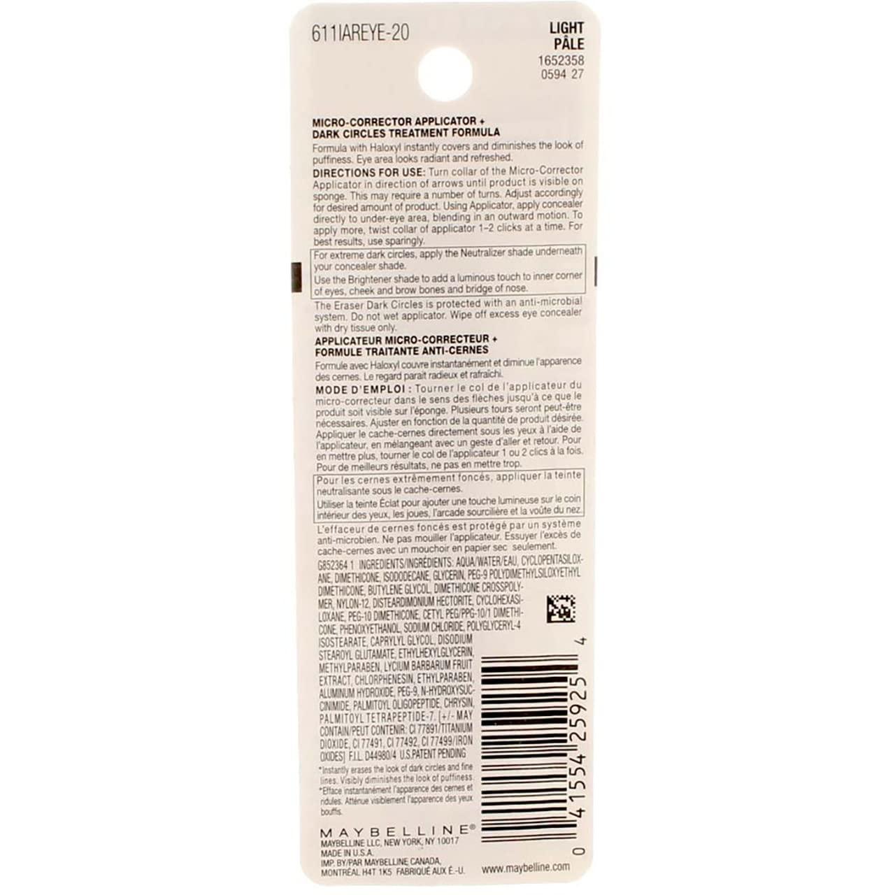 imageMaybelline Instant Age Rewind Eraser Treatment Makeup with SPF 18 Anti Aging Concealer Infused with Goji Berry and Collagen Creamy Natural 1 CountLight