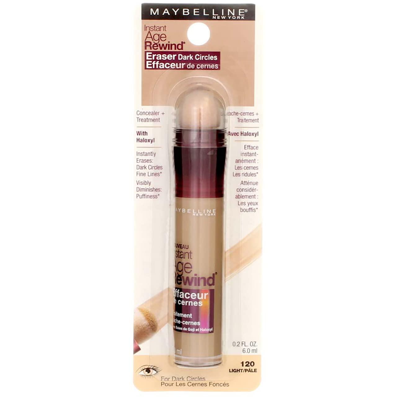 imageMaybelline Instant Age Rewind Eraser Treatment Makeup with SPF 18 Anti Aging Concealer Infused with Goji Berry and Collagen Creamy Natural 1 CountLight