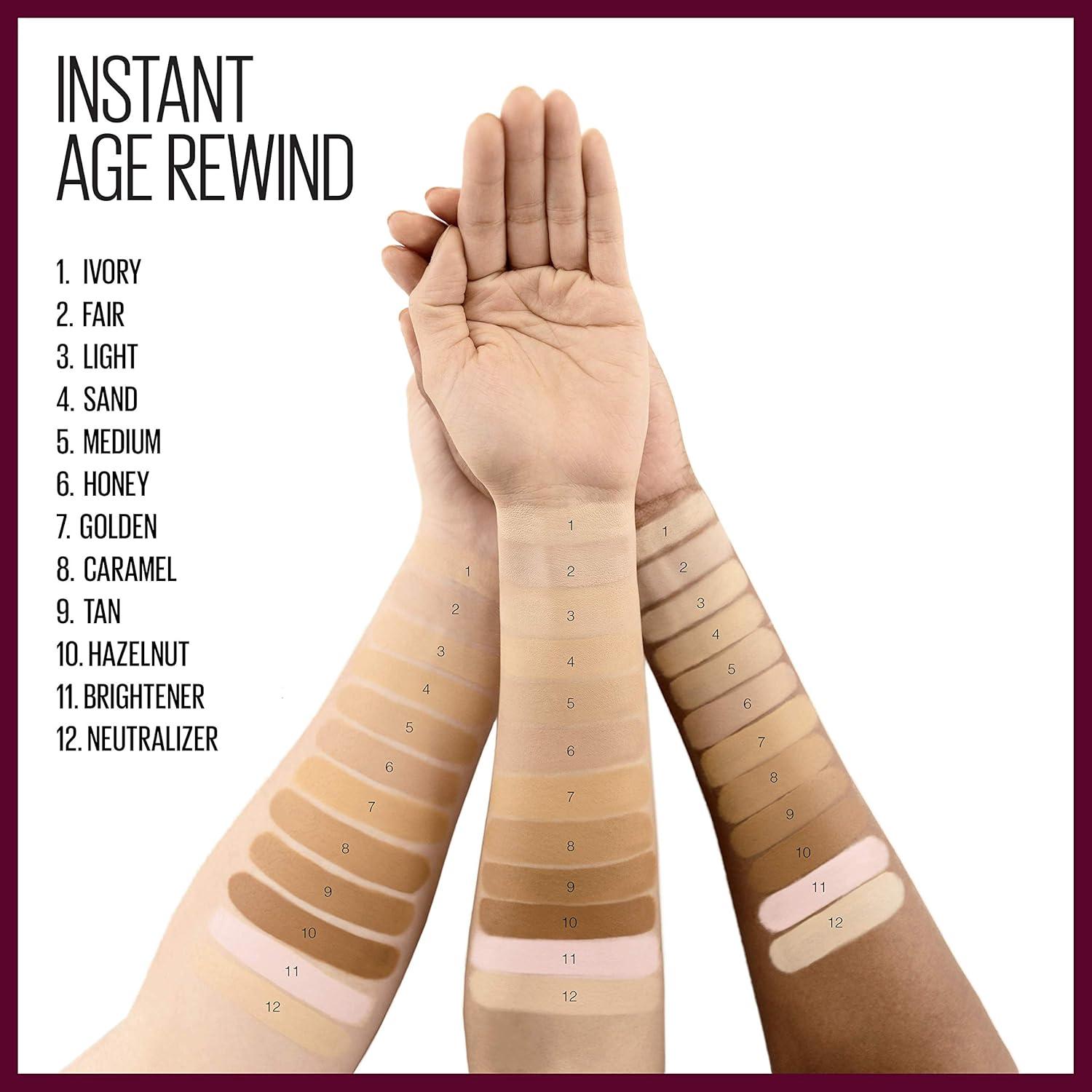 imageMaybelline Instant Age Rewind Eraser Treatment Makeup with SPF 18 Anti Aging Concealer Infused with Goji Berry and Collagen Creamy Natural 1 CountLight