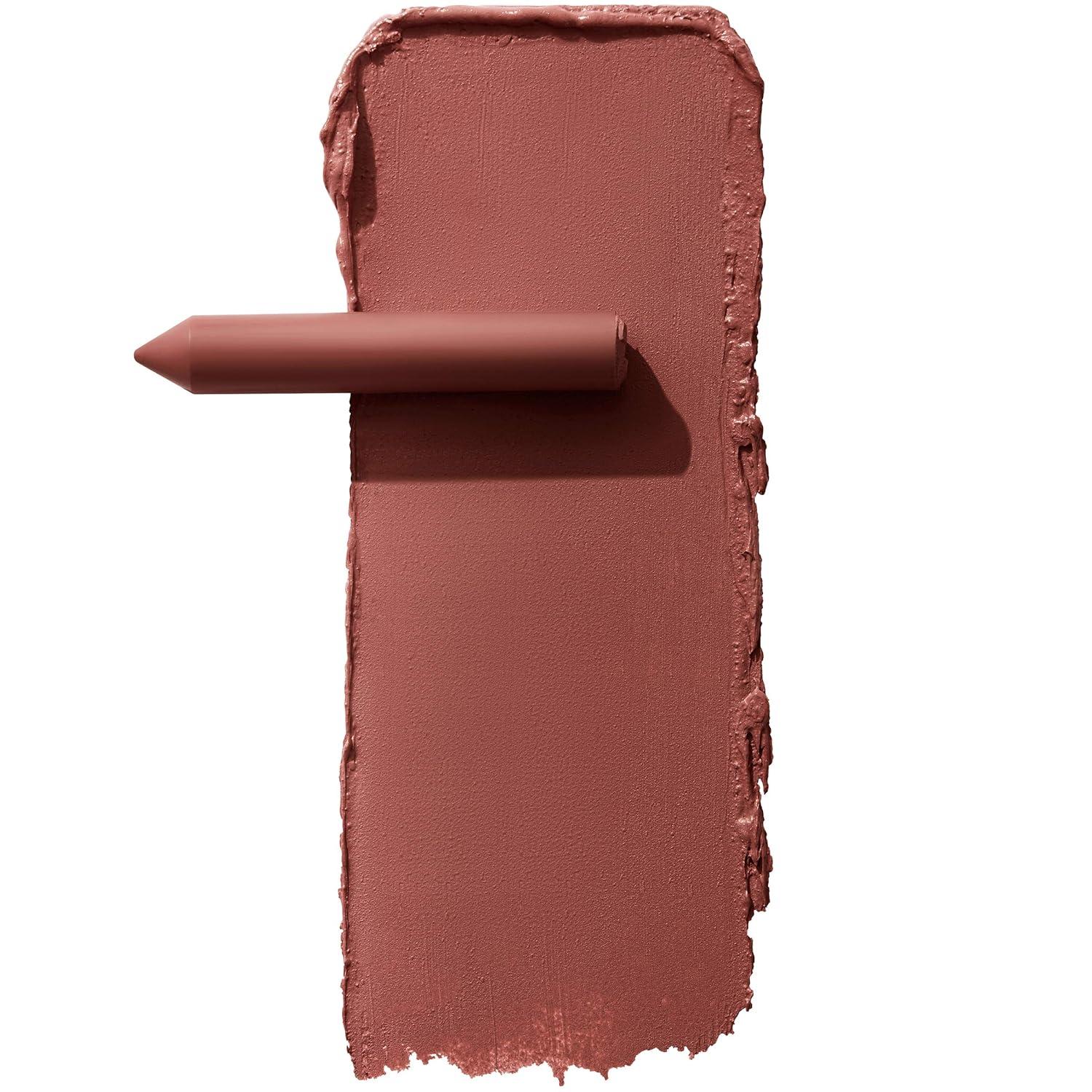 imageMaybelline Super Stay Ink Crayon Lipstick Makeup Precision Tip Matte Lip Crayon with Builtin Sharpener Longwear Up To 8Hrs Own Your Empire Blue Red 1 Count20 ENJOY THE VIEW