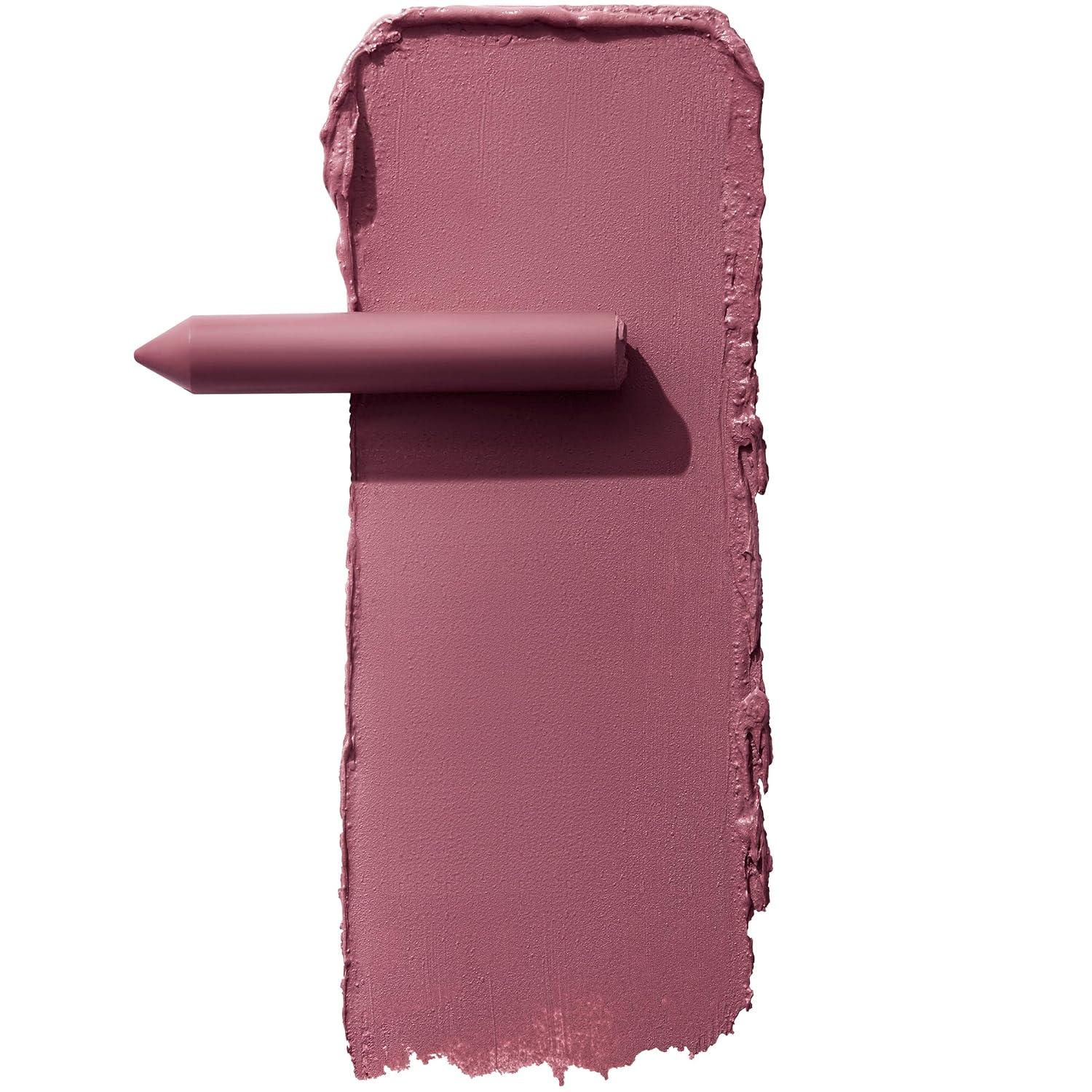 imageMaybelline Super Stay Ink Crayon Lipstick Makeup Precision Tip Matte Lip Crayon with Builtin Sharpener Longwear Up To 8Hrs Own Your Empire Blue Red 1 Count25 STAY EXCEPTIONAL