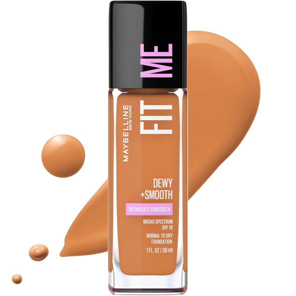 imageMaybelline Fit Me Dewy  Smooth Liquid Foundation Makeup Fair Porcelain 1 Count Packaging May Vary355 COCONUT