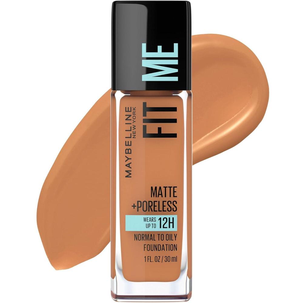 imageMaybelline Fit Me Matte  Poreless Liquid OilFree Foundation Makeup Ivory 1 Count Packaging May Vary335 CLASSIC TAN
