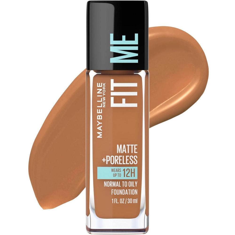 imageMaybelline Fit Me Matte  Poreless Liquid OilFree Foundation Makeup Ivory 1 Count Packaging May Vary355 COCONUT
