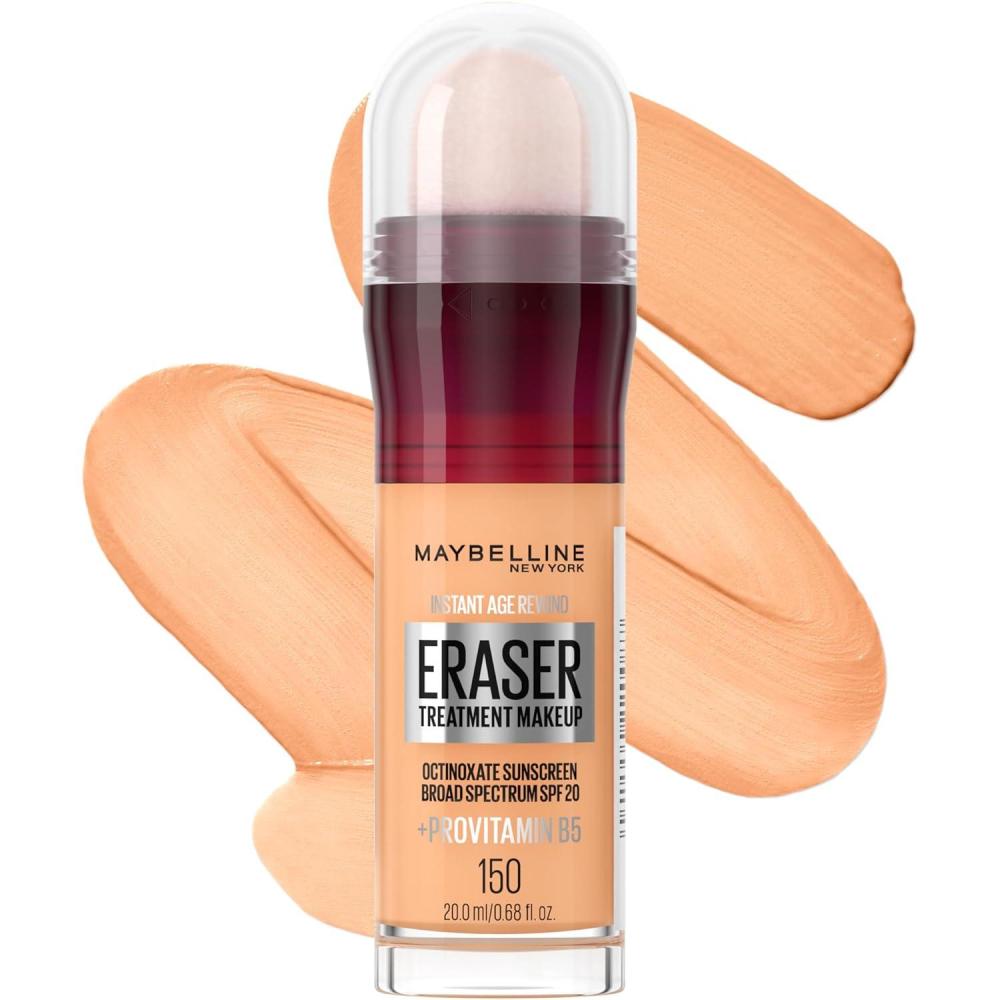 imageMaybelline Instant Age Rewind Eraser Treatment Makeup with SPF 18 Anti Aging Concealer Infused with Goji Berry and Collagen Creamy Natural 1 Count150