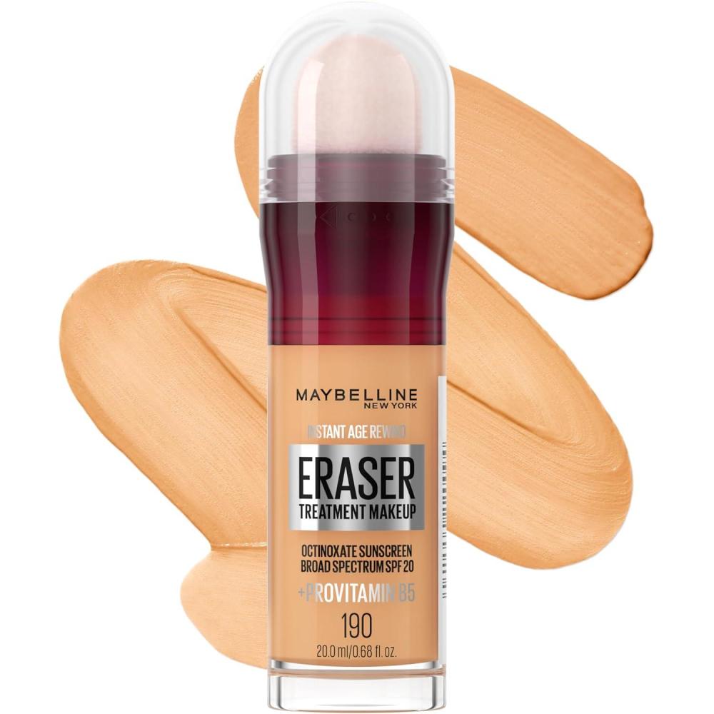 imageMaybelline Instant Age Rewind Eraser Treatment Makeup with SPF 18 Anti Aging Concealer Infused with Goji Berry and Collagen Creamy Natural 1 Count190