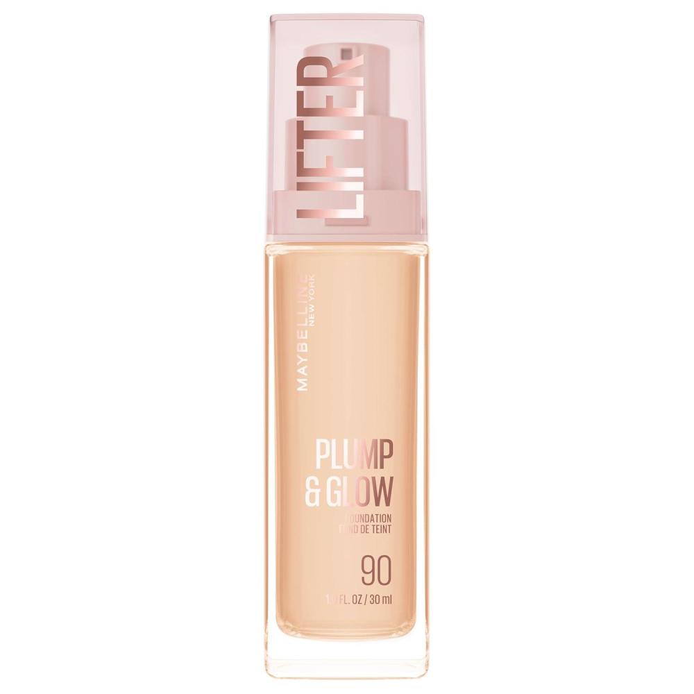 imageMaybelline Lifter Plump amp Glow Foundation Liquid Foundation with 2 Niacinamide Hyaluronic Acid Plumping and Brightening Face Makeup 118 1 Count090 NEUTRAL