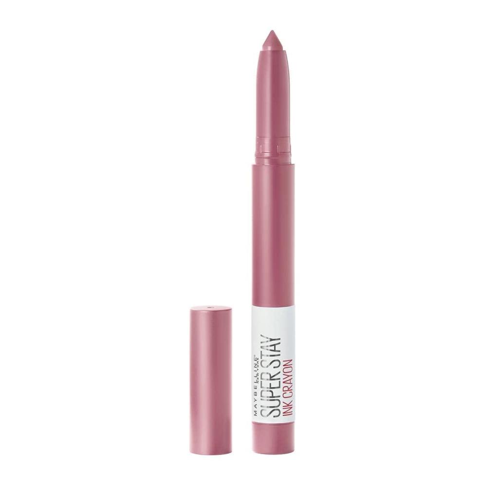 imageMaybelline Super Stay Ink Crayon Lipstick Makeup Precision Tip Matte Lip Crayon with Builtin Sharpener Longwear Up To 8Hrs Own Your Empire Blue Red 1 Count30 SEEK ADVENTURE