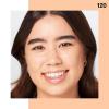 Maybelline Fit Me Dewy + Smooth Liquid Foundation Makeup, Fair Porcelain, 1 Count (Packaging May Vary)(120 CLASSIC IVORY)