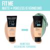Maybelline Fit Me Matte + Poreless Liquid Oil-Free Foundation Makeup, Ivory, 1 Count (Packaging May Vary)(105 NATURAL IVORY)