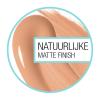 Maybelline Fit Me Matte + Poreless Liquid Oil-Free Foundation Makeup, Ivory, 1 Count (Packaging May Vary)(105 NATURAL IVORY)