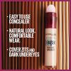 Maybelline Instant Age Rewind Eraser Treatment Makeup with SPF 18, Anti Aging Concealer Infused with Goji Berry and Collagen, Creamy Natural, 1 Count(Mascara  Concealer  Lip Gloss Bundle)