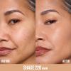 Maybelline Lifter Plump & Glow Foundation, Liquid Foundation with 2% Niacinamide + Hyaluronic Acid, Plumping and Brightening Face Makeup, 118, 1 Count(220 WARM)