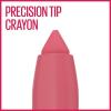 Maybelline Super Stay Ink Crayon Lipstick Makeup, Precision Tip Matte Lip Crayon with Built-in Sharpener, Longwear Up To 8Hrs, Own Your Empire, Blue Red, 1 Count(145 BREAK THE CEILING)