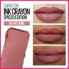 Maybelline Super Stay Ink Crayon Lipstick Makeup, Precision Tip Matte Lip Crayon with Built-in Sharpener, Longwear Up To 8Hrs, Own Your Empire, Blue Red, 1 Count(105 ON THE GRIND)