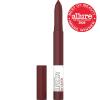 Maybelline Super Stay Ink Crayon Lipstick Makeup, Precision Tip Matte Lip Crayon with Built-in Sharpener, Longwear Up To 8Hrs, Own Your Empire, Blue Red, 1 Count(165 DRIVE THE FUTURE)