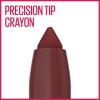 Maybelline Super Stay Ink Crayon Lipstick Makeup, Precision Tip Matte Lip Crayon with Built-in Sharpener, Longwear Up To 8Hrs, Own Your Empire, Blue Red, 1 Count(165 DRIVE THE FUTURE)