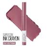 Maybelline Super Stay Ink Crayon Lipstick Makeup, Precision Tip Matte Lip Crayon with Built-in Sharpener, Longwear Up To 8Hrs, Own Your Empire, Blue Red, 1 Count(25 STAY EXCEPTIONAL)