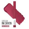 Maybelline Super Stay Ink Crayon Lipstick Makeup, Precision Tip Matte Lip Crayon with Built-in Sharpener, Longwear Up To 8Hrs, Own Your Empire, Blue Red, 1 Count(Speak Your Mind)