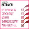 Maybelline Super Stay Ink Crayon Lipstick Makeup, Precision Tip Matte Lip Crayon with Built-in Sharpener, Longwear Up To 8Hrs, Own Your Empire, Blue Red, 1 Count(115 KNOW NO LIMITS)