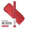 Maybelline Super Stay Ink Crayon Lipstick Makeup, Precision Tip Matte Lip Crayon with Built-in Sharpener, Longwear Up To 8Hrs, Own Your Empire, Blue Red, 1 Count(45 HUSTLE IN HEELS)