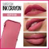 Maybelline Super Stay Ink Crayon Lipstick Makeup, Precision Tip Matte Lip Crayon with Built-in Sharpener, Longwear Up To 8Hrs, Own Your Empire, Blue Red, 1 Count(keep it fun)