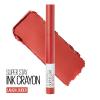 Maybelline Super Stay Ink Crayon Lipstick Makeup, Precision Tip Matte Lip Crayon with Built-in Sharpener, Longwear Up To 8Hrs, Own Your Empire, Blue Red, 1 Count(40 LAUGH LOUDER)