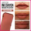 Maybelline Super Stay Ink Crayon Lipstick Makeup, Precision Tip Matte Lip Crayon with Built-in Sharpener, Longwear Up To 8Hrs, Own Your Empire, Blue Red, 1 Count(160 STOP AT NOTHING)