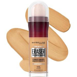 Maybelline Instant Age Rewind Eraser Treatment Makeup with SPF 18, Anti Aging Concealer Infused with Goji Berry and Collagen, Creamy Natural, 1 Count(225)
