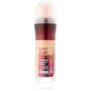 Maybelline Instant Age Rewind Eraser Treatment Makeup with SPF 18, Anti Aging Concealer Infused with Goji Berry and Collagen, Creamy Natural, 1 Count(Classic Ivory)