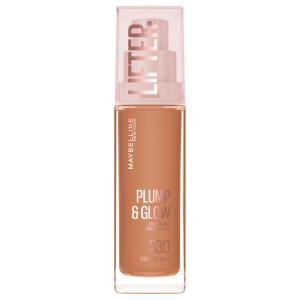 Maybelline Lifter Plump & Glow Foundation, Liquid Foundation with 2% Niacinamide + Hyaluronic Acid, Plumping and Brightening Face Makeup, 118, 1 Count(330 NEUTRAL)