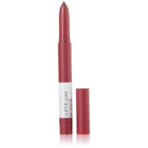 Maybelline Super Stay Ink Crayon Lipstick Makeup, Precision Tip Matte Lip Crayon with Built-in Sharpener, Longwear Up To 8Hrs, Own Your Empire, Blue Red, 1 Count(60 ACCEPT A DARE)