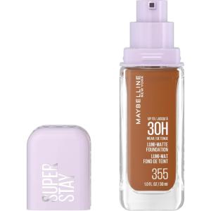 Maybelline Super Stay Lumi-Matte Foundation, Lightweight and Buildable Full Coverage Foundation Makeup For Up To 30HR Wear, 125, 1 Count(355 – Neutral Cool)