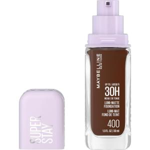Maybelline Super Stay Lumi-Matte Foundation, Lightweight and Buildable Full Coverage Foundation Makeup For Up To 30HR Wear, 125, 1 Count(400 – Cool)