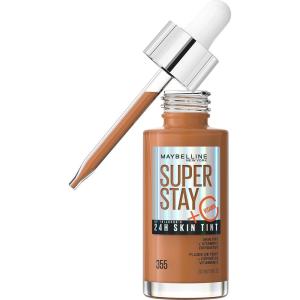 Maybelline Super Stay Up to 24HR Skin Tint, Radiant Light-to-Medium Coverage Foundation, Makeup Infused With Vitamin C, 310, 1 Count(355)
