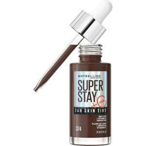 Maybelline Super Stay Up to 24HR Skin Tint, Radiant Light-to-Medium Coverage Foundation, Makeup Infused With Vitamin C, 310, 1 Count(374)