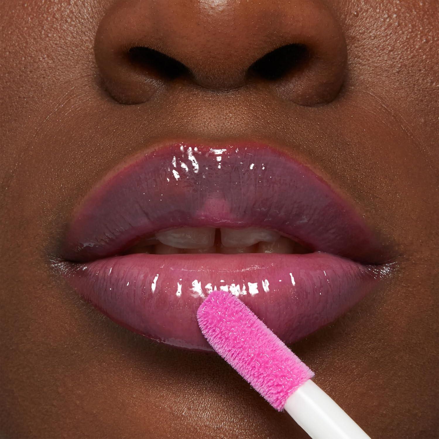 imageMAYBELLINE Lifter Gloss Lifter Plump Plumping Lip Gloss with Chili Pepper and 5 MaxiLip Hot Honey Clear with Pink and Gold 1 Count4 RED FLAG