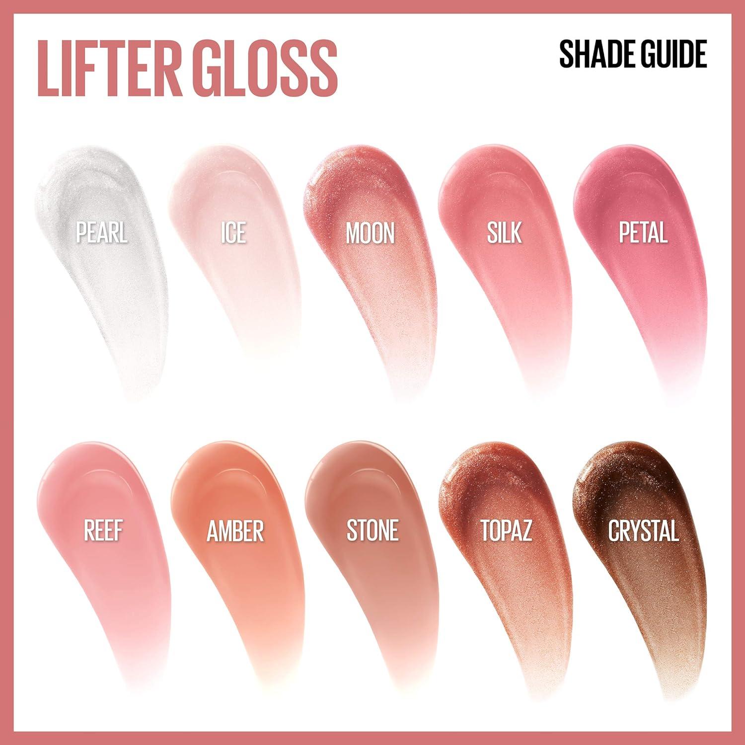 imageMaybelline New York Lifter Gloss Hydrating Lip Gloss with Hyaluronic Acid Taffy Sheer Berry 1 Count12 OPAL