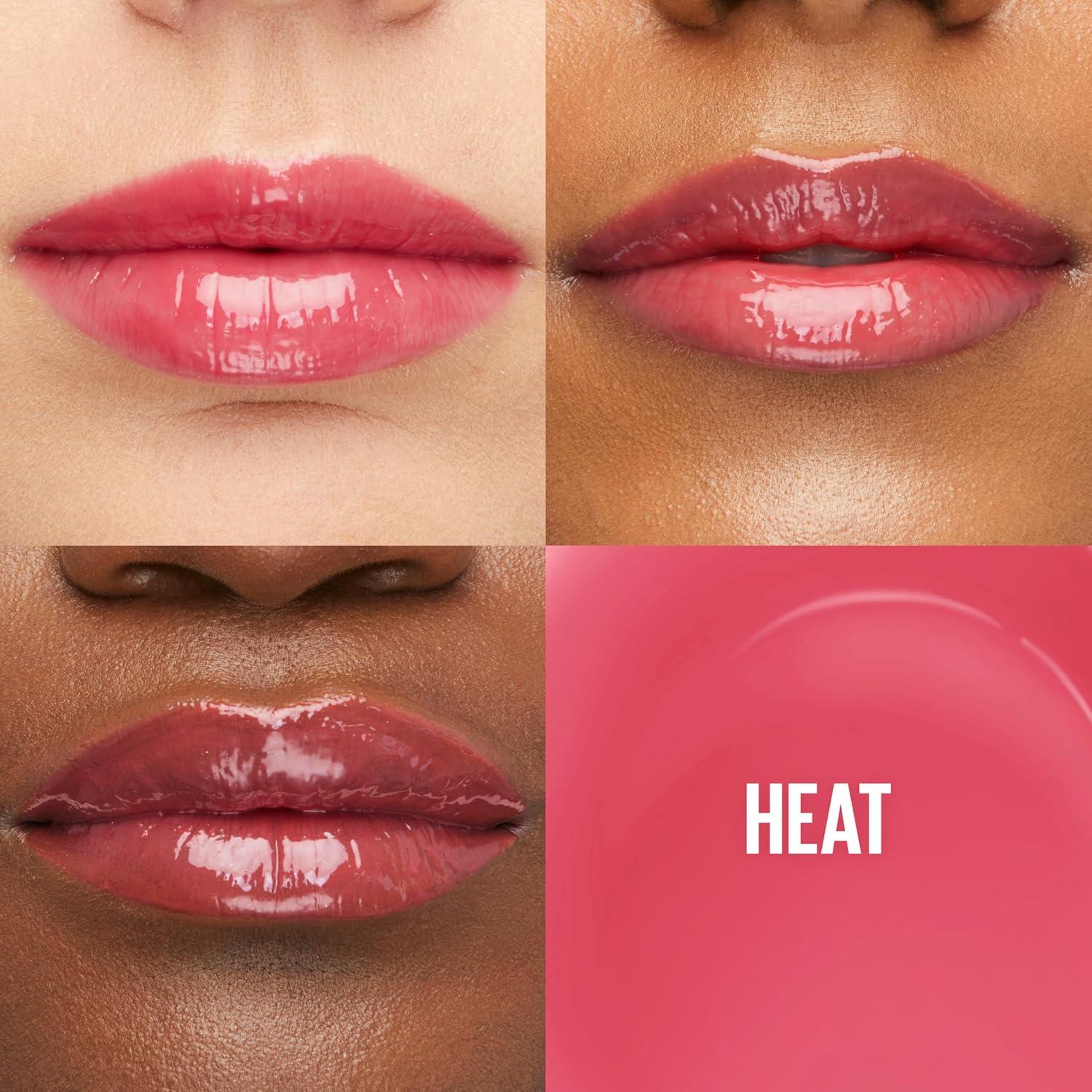 imageMaybelline New York Lifter Gloss Hydrating Lip Gloss with Hyaluronic Acid Taffy Sheer Berry 1 Count14 HEAT