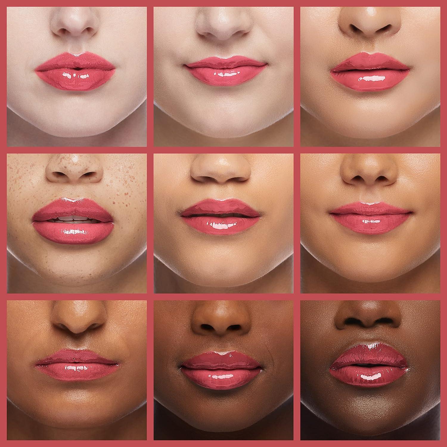 imageMaybelline New York Lifter Gloss Hydrating Lip Gloss with Hyaluronic Acid Taffy Sheer Berry 1 Count14 HEAT