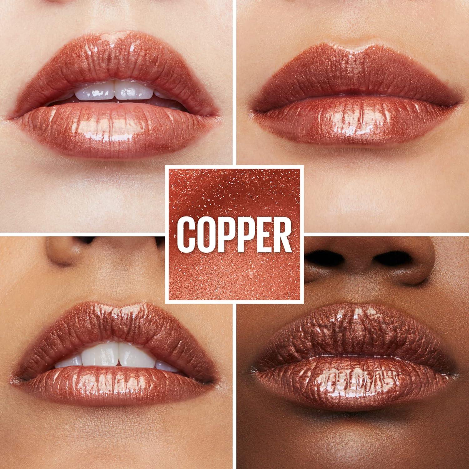 imageMaybelline New York Lifter Gloss Hydrating Lip Gloss with Hyaluronic Acid Taffy Sheer Berry 1 CountCOPPER