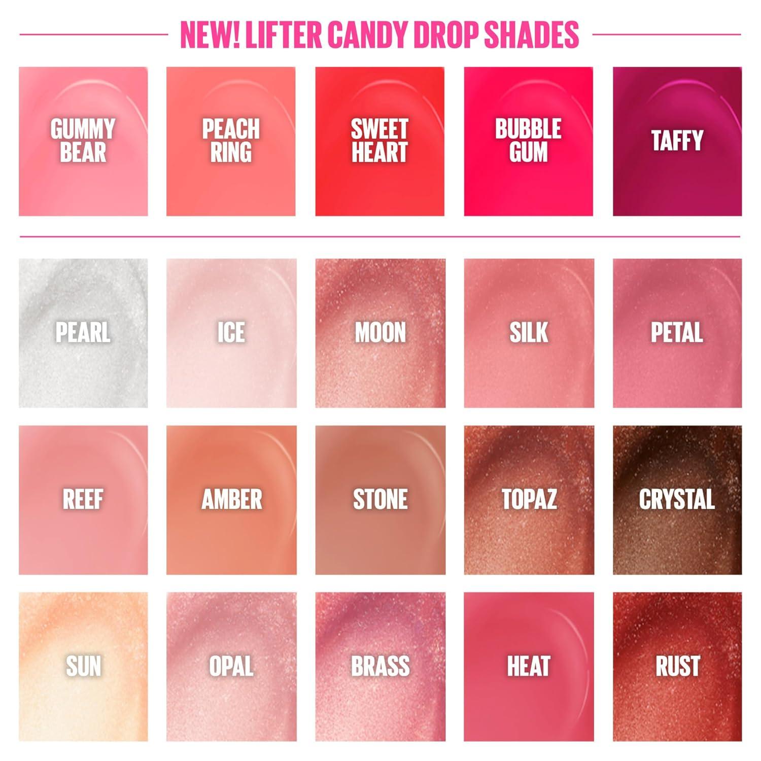 imageMaybelline New York Lifter Gloss Hydrating Lip Gloss with Hyaluronic Acid Taffy Sheer Berry 1 CountGOLD