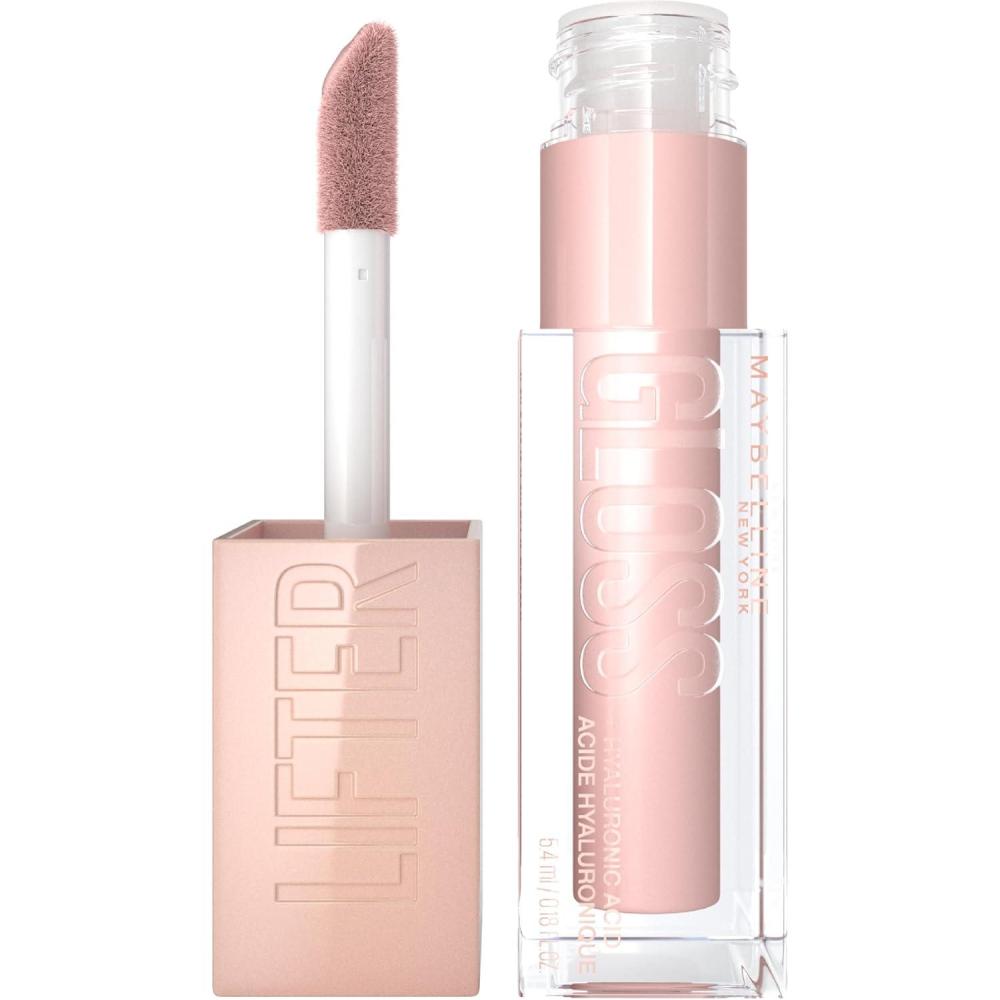 imageMaybelline New York Lifter Gloss Hydrating Lip Gloss with Hyaluronic Acid Taffy Sheer Berry 1 Count02 ICE