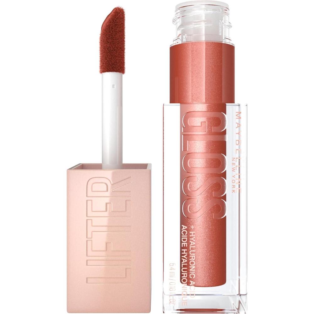 imageMaybelline New York Lifter Gloss Hydrating Lip Gloss with Hyaluronic Acid Taffy Sheer Berry 1 Count09 TOPAZ
