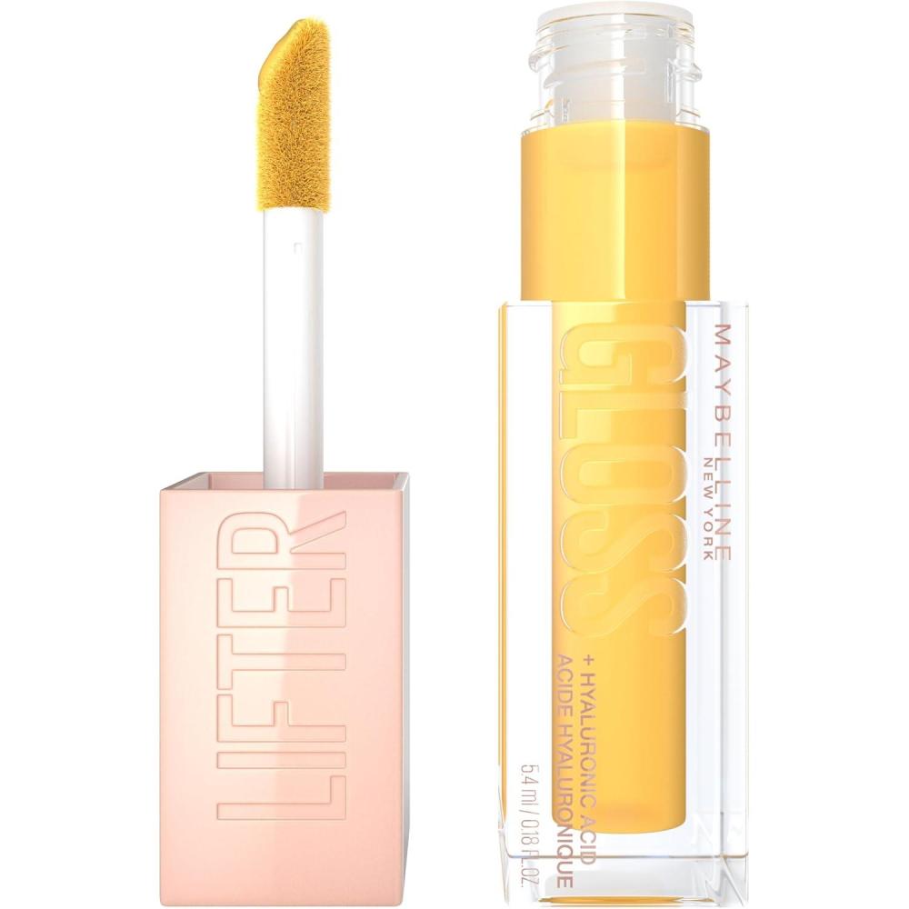 imageMaybelline New York Lifter Gloss Hydrating Lip Gloss with Hyaluronic Acid Taffy Sheer Berry 1 Count26 HONEY