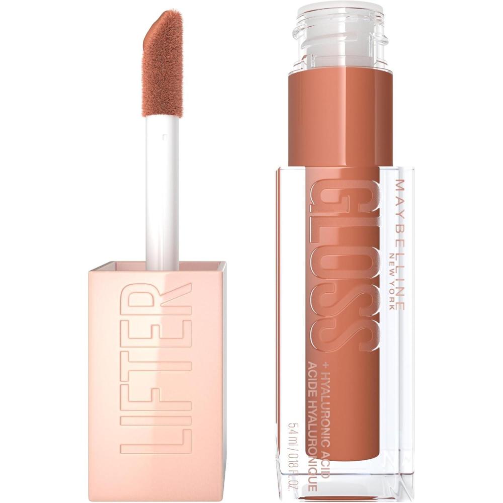 imageMaybelline New York Lifter Gloss Hydrating Lip Gloss with Hyaluronic Acid Taffy Sheer Berry 1 Count27 TOFFEE